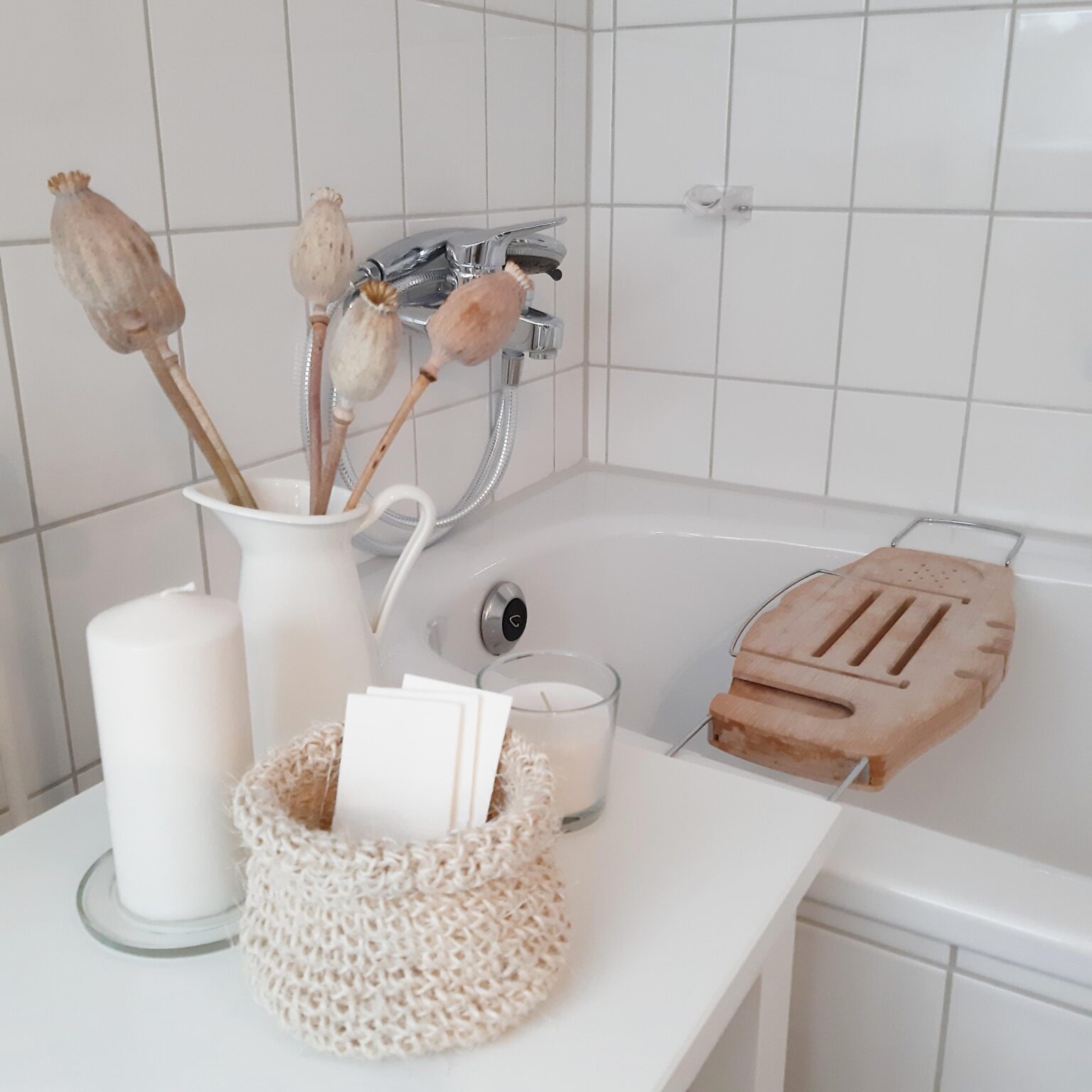 Im #Badezimmer Mag Ich Gerade Naturtöne Sehr Gern. # inside Badezimmer Deko Kerzen